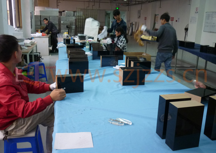 Tan In The Raw品牌護膚品展示架生產(chǎn)過程 Tan In The Raw品牌護膚品展示架生產(chǎn)過程