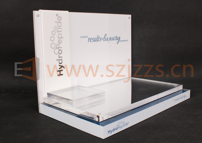精致展示為HydroPeptide品牌定制生產的RP006886護膚品展示架