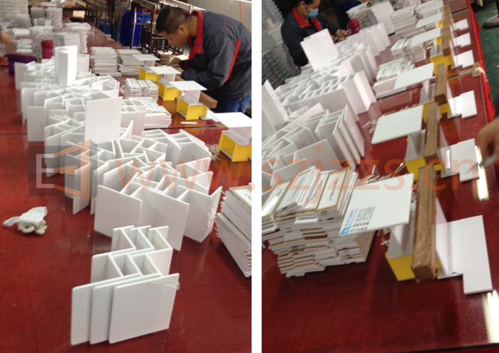 亞克力展示架粘接中