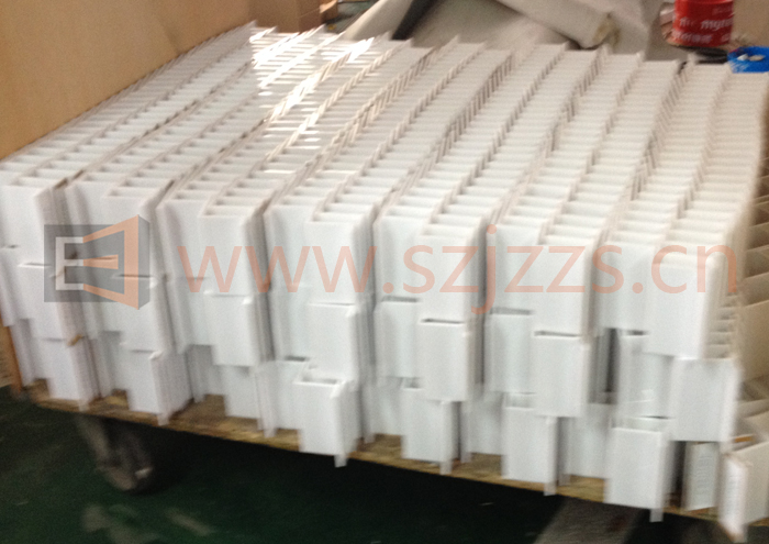 亞克力展示架粘接完成