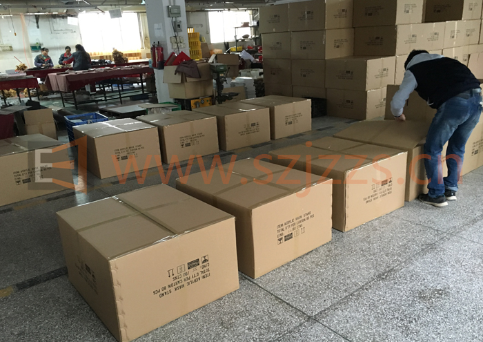 面膜展示架包裝完成