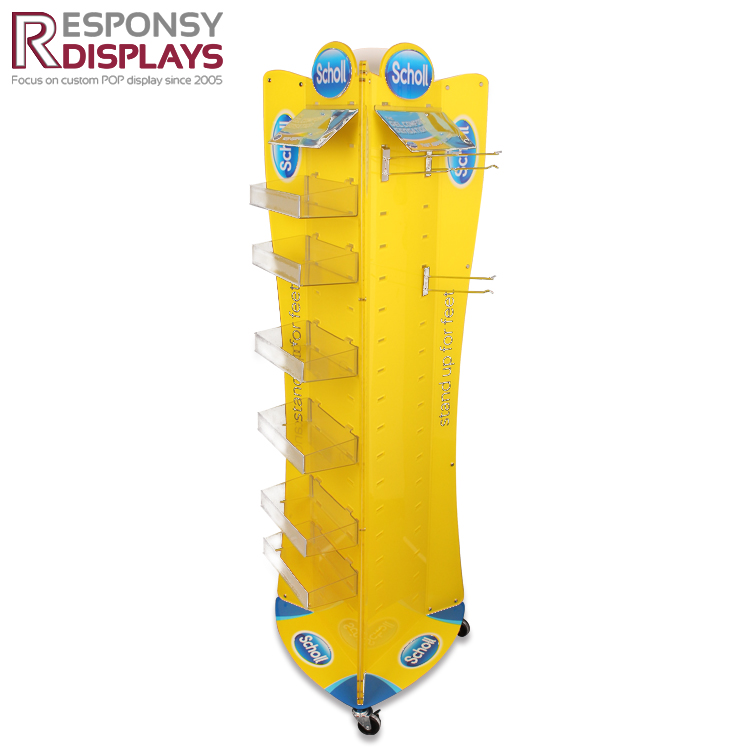 Scholl亞克力落地可移動展示架.jpg Scholl亞克力落地可移動展示架.jpg