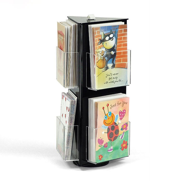 透明展示架定制 亞克力旋轉宣傳單陳列架加工 透明展示架定制 亞克力旋轉宣傳單陳列架加工