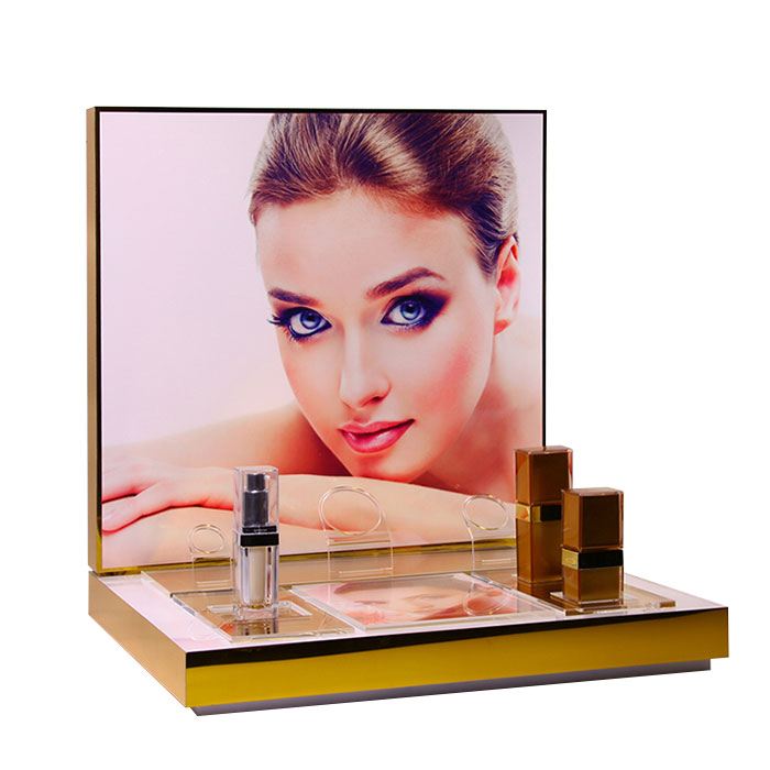 高端化妝品展示架定制,亞克力透明臺面展示架 高端化妝品展示架定制,亞克力透明臺面展示架