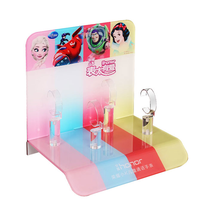 華為榮耀小K兒童通話手表展示架,亞克力臺(tái)面展示架