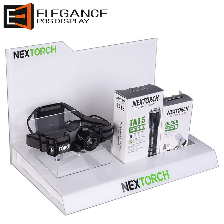 定制亞克力臺面宣傳手電筒展示架 工廠設計 定制亞克力臺面宣傳手電筒展示架 工廠設計