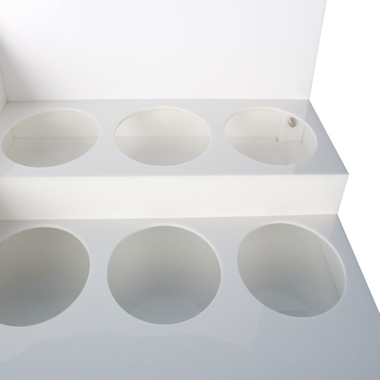 定制白色亞克力臺面殺菌劑殺蟲劑展示架 定制白色亞克力臺面殺菌劑殺蟲劑展示架